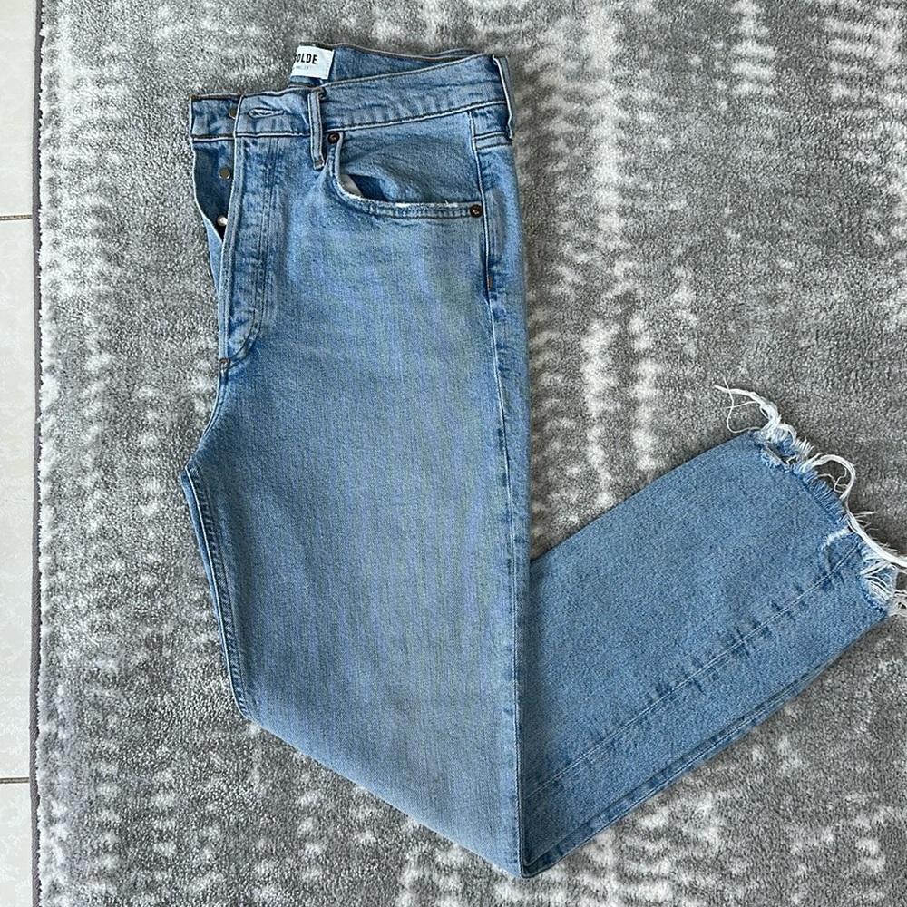 Agolde Riley Crop  size 28 - Picture 2 of 8